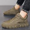Zapatos de Hombre Otoño Impermeables Antideslizantes Zapatos de Chef Versátiles Zapatos de Protección Laboral para el Trabajo Zapatos de Skate Zapatos Deportivos Casuales para Hombre Zapatos de Piel Negros