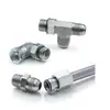 Parker Triple-Lok Sello de cono de 37 grados Junta pasante de placa de 45 grados Serie WNTX 8 WNTX-WLN-S