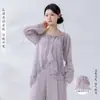 Nuevo top de danza clásica estilo chino para mujer, etéreo de manga larga, holgado y relajado, con una estética tradicional china, cárdigan artístico