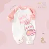 Macacão Bebê Jq Jingqi Estilo Primavera e Outono Roupas de Bebê 100% Algodão Macacão para Recém-nascido Outono Inicial Roupa de Dormir para Exterior