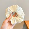 Goma para el pelo dulce floral estilo bosque para mujer, coleta suave y de alta gama estilo coreano, cuerda grande para el pelo, accesorio para el pelo de Ins, accesorio para la cabeza