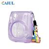 Funda protectora transparente de PVC con purpurina para Polaroid instax mini11, antiarañazos y anticaídas, venta al por mayor