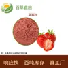 Pó de Morango Grau Alimentício Extrato de Morango Instantâneo de Morango Genuíno Ingrediente de Panificação para Refeição Substituta Fruta em Pó de Morango
