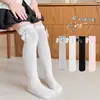 Calcetines largos para niñas estilo princesa, patrón de cuadros y ondas para primavera y otoño, algodón peinado, calcetines de verano para niñas, calcetines para bebé, calcetines para niños
