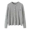 Para Exportación Transfronteriza Ropa de Mujer Pequeño Aroma Ropa de Trabajo de Gama Alta Cardigan con Botones y Cremallera Suéter Tops y Chaquetas de Mujer Otoño e Invierno
