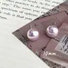 Manta Rosa Morado Hogar Pendientes de Perla para Mujer 2025 Nuevos Exquisitos Pendientes de Nicho de Lujo Ligero Pendientes de Gama Alta para Mujer