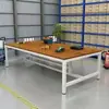 Mesa de Reunião Mesa Longa Simples Moderna Mesa de Escritório Mesa de Reunião de Negociação Mesa Retangular de Reunião de Escritório Mesa de Treinamento