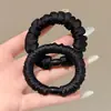 Scrunchie azul cetim, muito brilhante e lustroso, para meninas, elástico de cabelo de verão com alta elasticidade para rabos de cavalo