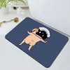 Alfombrilla de Diatomeas Dibujo Animado Xiaoxin para Baño Absorbente Antideslizante Felpudo para WC Secado Rápido Resistente a la Suciedad Alfombrilla de Piso para WC