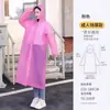 Capa de chuva EVA, modelo descartável resistente de alta espessura, capa de chuva de peça única para corpo inteiro, poncho impermeável para exterior, espessada