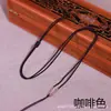 Cordão para Colar Tecido à Mão, Tira Fina Ajustável para Pingente, Pingente Unissex, Pingente de Jade, Cordão para Clavícula, Venda Direta do Fabricante