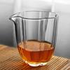 Taza de Té de Vidrio con Patrón de Pétalos Creativo Juego de Té Kung Fu Copa Justa Alto Borosilicato Sencillo Venta al por Mayor de Té Divisor de Té
