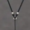 Cordón para Colgante de Ágata Natural, Cordón de Collar Tejido a Mano Grueso Ajustable, Cordón para Colgante con Hebilla de Seguridad para Colgante de Jade