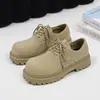 Sapatos Derby Retro de Bico Largo para Homens, Novo Estilo de Salto Alto, Sapatos de Couro Casuais de Solado Grosso para Roupas de Trabalho, Estilo Britânico Europeu e Americano