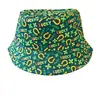Sombrero de Pescador Estampado Transfronterizo, Reversible, Unisex, Sombrero Versátil con Protección Solar para Actividades al Aire Libre, Sombrero de Cubo Retro con Graffiti
