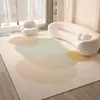 Tapete Estilo Creme para Sala de Estar, Luxo Leve de Alta Qualidade 2026 Novo Modelo, Tapete para Sofá de Casa, Tapete de Chão Resistente a Manchas para Quarto