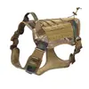 Coleira Tática de Nylon para Cães e Animais de Estimação, Colete de Treinamento Militar para Uso Externo, Disponível em Estoque