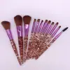 Kit de Pincéis de Maquiagem Sombra Blush Pó Solto Iluminador Contorno Base Lábios Ferramentas de Beleza Conjunto Completo