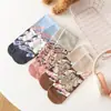 Calcetines de Oso Fresa Estilo Coreano para Estudiantes Medios ins Tendencia Estilo Japonés Lindos Dibujos Animados Rosa Todo en Uno En Stock Venta al por Mayor