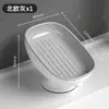 Ventosa Hogar Lujo Ligero Jabonera Encimera de Baño Jabonera Drenar Agua Sin Taladro Jabonera Sin Taladro Drenar Agua