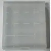 Caja de batería transparente No. 5 AA PP protección ambiental Caja de almacenamiento de baterías No. 7 AAA Caja de almacenamiento de baterías AAA venta al por mayor de fábrica