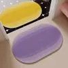 Tapete de piso moderno minimalista TEMU transfronterizo para baño, absorbente de agua, secado rápido, resistente a la suciedad, forma ovalada, fácil de limpiar