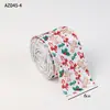 Fita Decorativa com Estampa de Padrão de Cedro, Laço de Fita, Fita Decorativa de Natal, Fita para Festas, Árvore de Natal