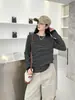 Camiseta de Fondo Rayada de Terciopelo Alemán, Estilo Nuevo Otoño e Invierno 2025 para Mujer, Forrada de Polar, Engrosada y Cálida, de Manga Larga con Efecto Adelgazante