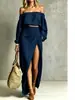 Site independente transfronteiriço europeu e americano 2026 AliExpress conjunto casual liso sem alças feminino