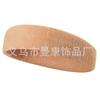 Diadema deportiva de color sólido transfronteriza europea y americana directa de fábrica para hombre, diadema absorbente de sudor, para mujer, antideslizante, elástica, fitness, correr, yoga