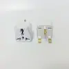 Adaptador de Padrão Britânico Retardante de Chama Transfronteiriço Adaptador de Cobre de Padrão Americano para Britânico Adaptador de Plugue de Padrão Britânico Europeu