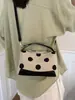 Bolso Nuevo de Moda Primavera 2026 de Lunares con Colores Contrastantes, Bolso Cruzado de Moda y con Estilo, Bolso de Mano Exquisito, Bolso Tote Relajado