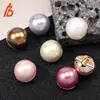Botones de Perla Brillante Cosidos a Mano 2025 Botones Pequeños de Metal de 10 mm Botones para Cheongsam Traje Tang Botones para Camisa Botones para Falda JK