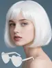 Peluca de moda transfronteriza europea y americana para mujer, estilo Bob, para uso diario, cosplay, versátil, pieza de cabello corta tipo Bob
