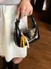 Bolsa de Mão Popular para Comércio Exterior com Design de Bolinho Plissado, Nova Bolsa de Ombro Tendência de Nicho 2026, Bolsa Transversal Versátil com Corrente para Mulheres