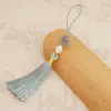 Hilo de Nylon Jade Hilo de Nudo Pequeño Ensartar Cuentas Borla Nudo Chino Borla Colgante Pequeño Borla Estilo Antiguo Marcador Colgante Adorno
