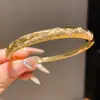 Pulseira com Fivela de Encaixe em Forma de Cobra Banhada a Ouro Real 18K Moda Retrô Pulseira Elegante Luxo Acessível Joias de Alta Qualidade para Mulheres