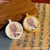 Regong Tíbet Nepal Pintado a Mano Puro Tang Khazakiram 3.5 Núcleo de Tarjeta