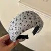 Diadema de Estilo Coreano con Estampado de Leopardo de Borde Ancho para Mujer Aro para la Cabeza de Borde Ancho Pinza para el Cabello de Uso Diario para el Trabajo y Citas Pinza Antideslizante Accesorio Versátil para el Cabello