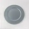 Platos de Carga de Plástico para Comercio Exterior, Banquetes de Boda Europeos y Americanos, Fiestas Navideñas Desechables, Platos con Perlas Pintados en Spray