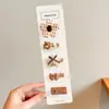 Presilhas de Cabelo para Bebês Meninas, Amigáveis ao Cabelo, Presilhas de Cabelo Totalmente Cobertas com Tecido, Presilhas de Tecido Fofas para Franja, Acessórios de Cabelo para Crianças