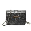 Bolso de Color Gradual Estilo Coreano para Mujer 2024 Nuevo Hebilla de Cinturón de Estilista Bolso Cuadrado Pequeño de Moda Bolso Bandolera con Cadena Texturizada