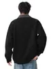 Ropa para Hombre Fengshe / Nuevo Estilo Primavera y Otoño 2026 Sudadera Cardigan Holgada con Cuello Solapa para Hombre, Top Casual Retro Japonés para Pareja