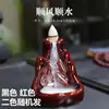 Incensário de refluxo cerâmica resina aromaterapia burner criativo incenso de chá way ornamentos artesanato observação de fumaça montanha alta água corrente incensário