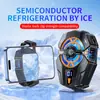 2025 Refrigeración Magnética Enfriamiento Rápido Popular Semiconductor Inalámbrico Transmisión en Vivo Enfriador para Teléfono Móvil Almohadilla Refrigerante