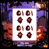 Pegatinas de tatuaje de Halloween con múltiples diseños al por mayor: calabaza, fantasma, araña, calavera, varias cicatrices sangrientas, heridas falsas