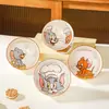 Set Combinado de Cuencos y Platos de Cerámica Co-Branded Tom y Jerry Color Bajo Esmalte Hogareño Dibujos Animados Alto Valor Resistente a Altas Temperaturas Vajilla