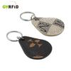 Chaveiro de Couro RFID Multicor Personalizado de Fábrica à Prova d'Água Chip NFC de Alta Frequência Mais Logotipo Ferragens High-End Mais Vendido