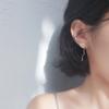 Aretes Casuales y Compactos de Corazón de Durazno con Borla de Corazón, Aretes, Femeninos, Versátiles, Modernos y Dulces con Recorte Ondulado en Forma de Corazón