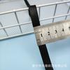 En Stock Banda Elástica de Nylon Negra y Blanca de 2-6 cm, Cinta Elástica Estirable para Cinturillas de Ropa de Yoga, Elástico para Ropa Interior, Moldeador de Cintura de Alta Elasticidad